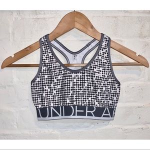 Under Armour compression racerback dots sports bra